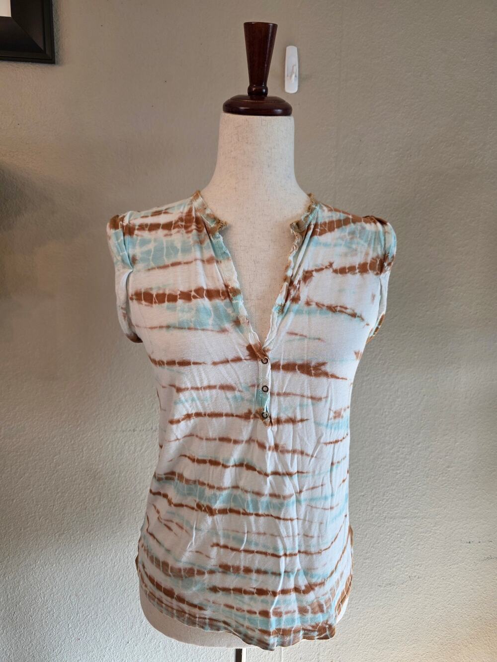 Young Fabulous & Broke Women's Tie Dye Sleeveless Top SZ XS